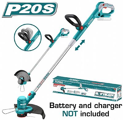 Θαμνοκοπτικό Μπαταρίας Λιθίου 20V - TOTAL TGTLI2001