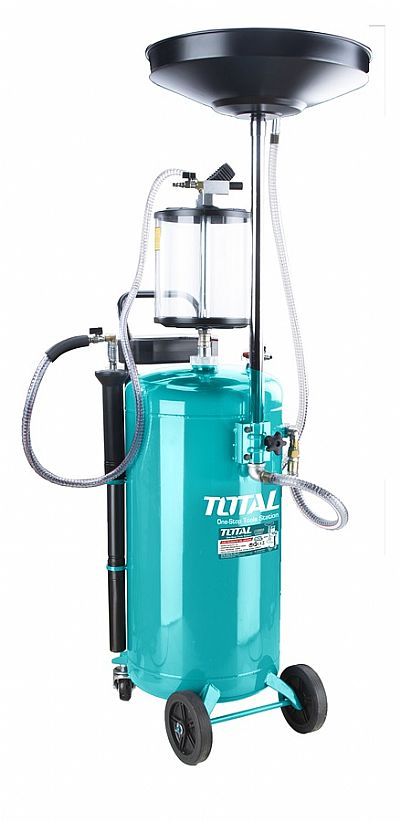 Επαγγελματικός Συλλέκτης Λαδιού/Αναρροφητήρας 90Lit με Γυάλα - TOTAL TCPD901