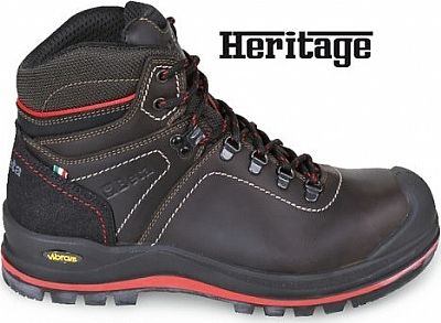 Μποτάκια Δερμάτινα, Υδατοαπωθητικά, με Λαστιχένια Σόλα Υψηλής Απόδοσης VIBRAM - BETA (7294HM - B0729406)