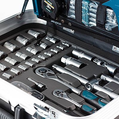 Σετ Εργαλείων 132 CR-V σε Τροχήλατη Βαλίτσα - BORMANN Pro BHT5210