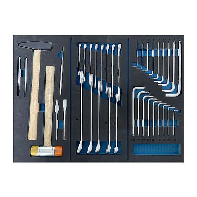 Εργαλειοφορέας με 6 Συρτάρια Πλαϊνό Ντουλάπι, 120 Εργαλεία, Ρόδες και Στοπ - BORMANN Pro BWR7600SET