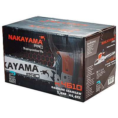 Αλυσοπρίονο Βενζίνης Δίχρονο EURO5 45,6cc/2,4hp - NAKAYAMA (PC4610)