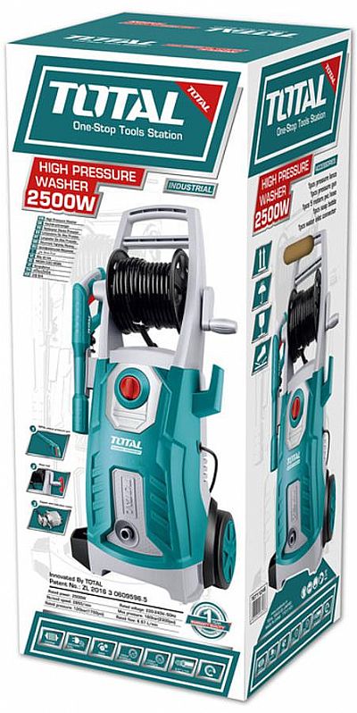 Πλυστικό Νερού Υψηλής Πίεσης 160 bar, 2500W - TOTAL TGT11246