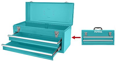 Επαγγελματική Εργαλειοθήκη με 2 Συρτάρια - TOTAL THPTC202