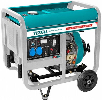 Ηλεκτρογεννήτρια Πετρελαίου 4500W 418cc/9HP - TOTAL (TP450001)