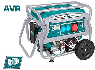 Ηλεκτρογεννήτρια Βενζίνης Τριφασική 6000W - TOTAL TP175006ET