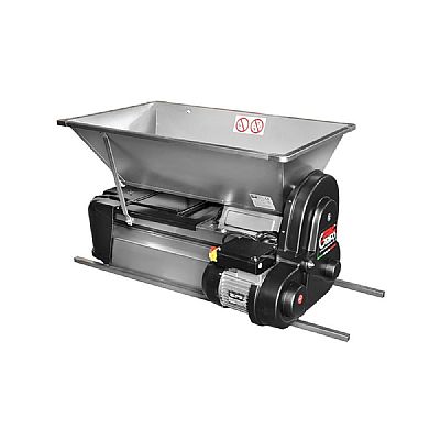 Σπαστήρας Σταφυλιών Ηλεκτρικός, Πλήρως Ανοξείδωτος, με Διαχωριστήρα 1Hp/220V, 90 x 50cm - GRIFO 135109