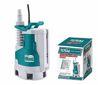 Αντλία Υποβρύχια Ακαθάρτων Υδάτων με Εσωτερικό Φλοτέρ 750W - TOTAL TWP87503