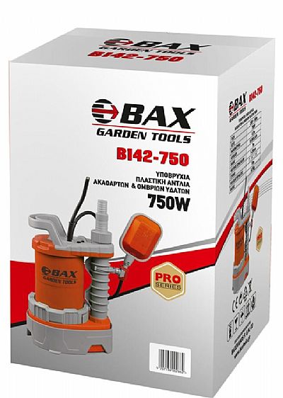 Υποβρύχια Αντλία Ακαθάρτων & Ομβρίων Υδάτων 750W - ΒΑΧ B142-750