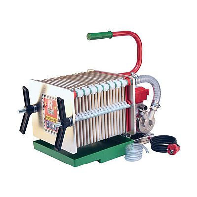 Ηλεκτρικό Φίλτρο Κρασιού με Ανοξείδωτή Αντλία και 18 Πλάκες - ROVER COLOMBO 18 INOX