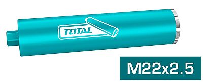 Διαμαντοκορώνα Υγράς κοπής 152mm / 450mm - TOTAL TAC2811521