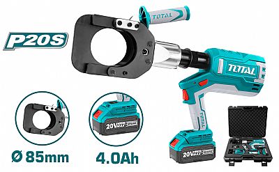 Επαγγελματικός Υδραυλικός Κόφτης Καλωδίων Μπαταρίας Λιθίου 20V - TOTAL TRCLI2002