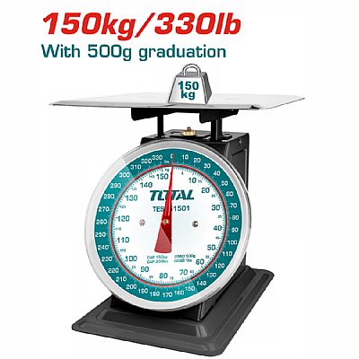 Ζυγαριά Ελατηρίου 150Kg - TOTAL TESA51501