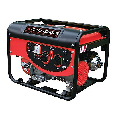 Γεννήτρια Βενζίνης Τροχήλατη με Μίζα 3.5kVA 208cc - KUMATSUGEN GB3000