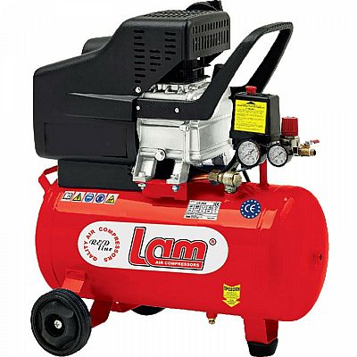Αεροσυμπιεστής MONOBLOCK 25Lt/2.5Hp - LAM LR 25/2.5	