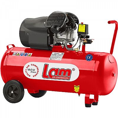 Αεροσυμπιεστής MONOBLOCK (100Lt/3Hp) - LAM LR 100/3V