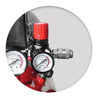Αεροσυμπιεστής 25Lt / 1 HP Αθόρυβος - MIYAKE AIR 25A
