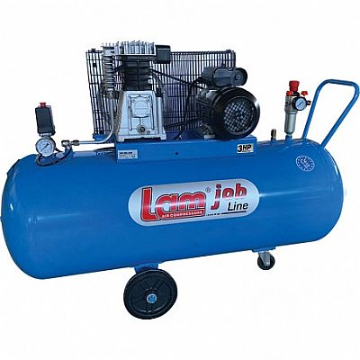 Αεροσυμπιεστής ΤΡΟΧΗΛΑΤΟΣ 200L / 3HP με ΙΜΑΝΤΑ ΔΙΚΥΛΙΝΔΡΟΣ - LAM (200/3M/JOB)