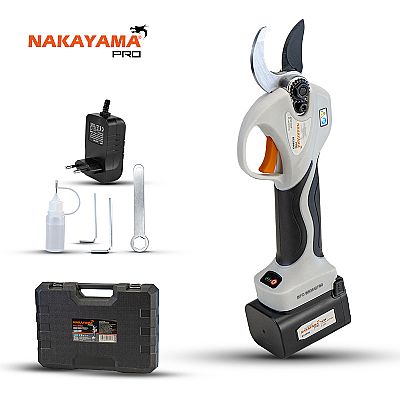 Ψαλίδι κλάδου με μπαταρία λιθίου 16.8V/2Ah και φορτιστή - NAKAYAMA EC1350
