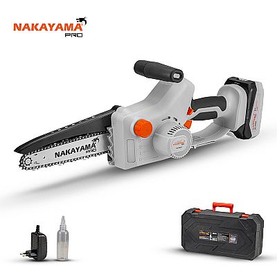 Κλαδευτικό Αλυσοπρίονο Μπαταρίας 21V/ 800W με Μπαταρία 4Ah και Φορτιστή - NAKAYAMA EC1600
