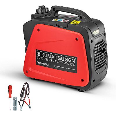 Γεννήτρια Βενζίνης Inverter 0,9Kva , 40Cc, 60dB - KUMATSUGEN GB990i