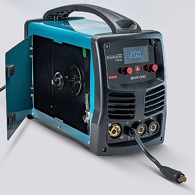 Ηλεκτροκόλληση MIG/MMA 200A, Gas/Νο Gas, 1/3/5Kg (0,6-1mm) - BORMANN Pro BIW1310