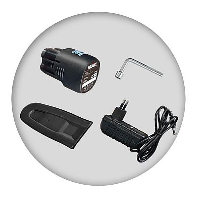 Αλυσοπρίονο Μπαταρίας χειρός 10 cm Με 2 μπαταρίες και φορτιστή - MIYAKE CS-1601