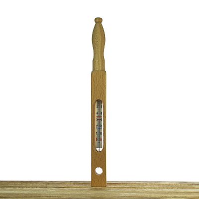 Θερμόμετρο Μπάνιου Ξύλινο